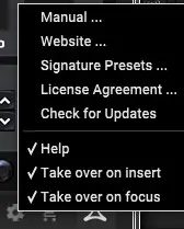 Plug-in Controls - Secondary Parameters Check for Updates