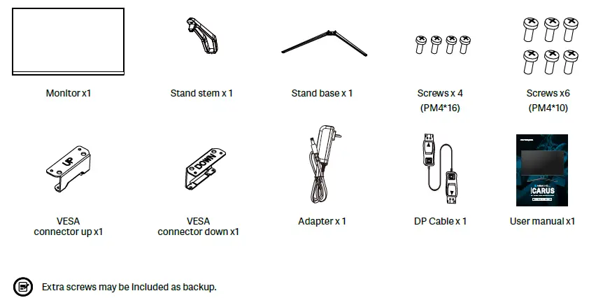 NEWSKILL ICARUS 7 Inch FHD Resolution Monitor fig 1