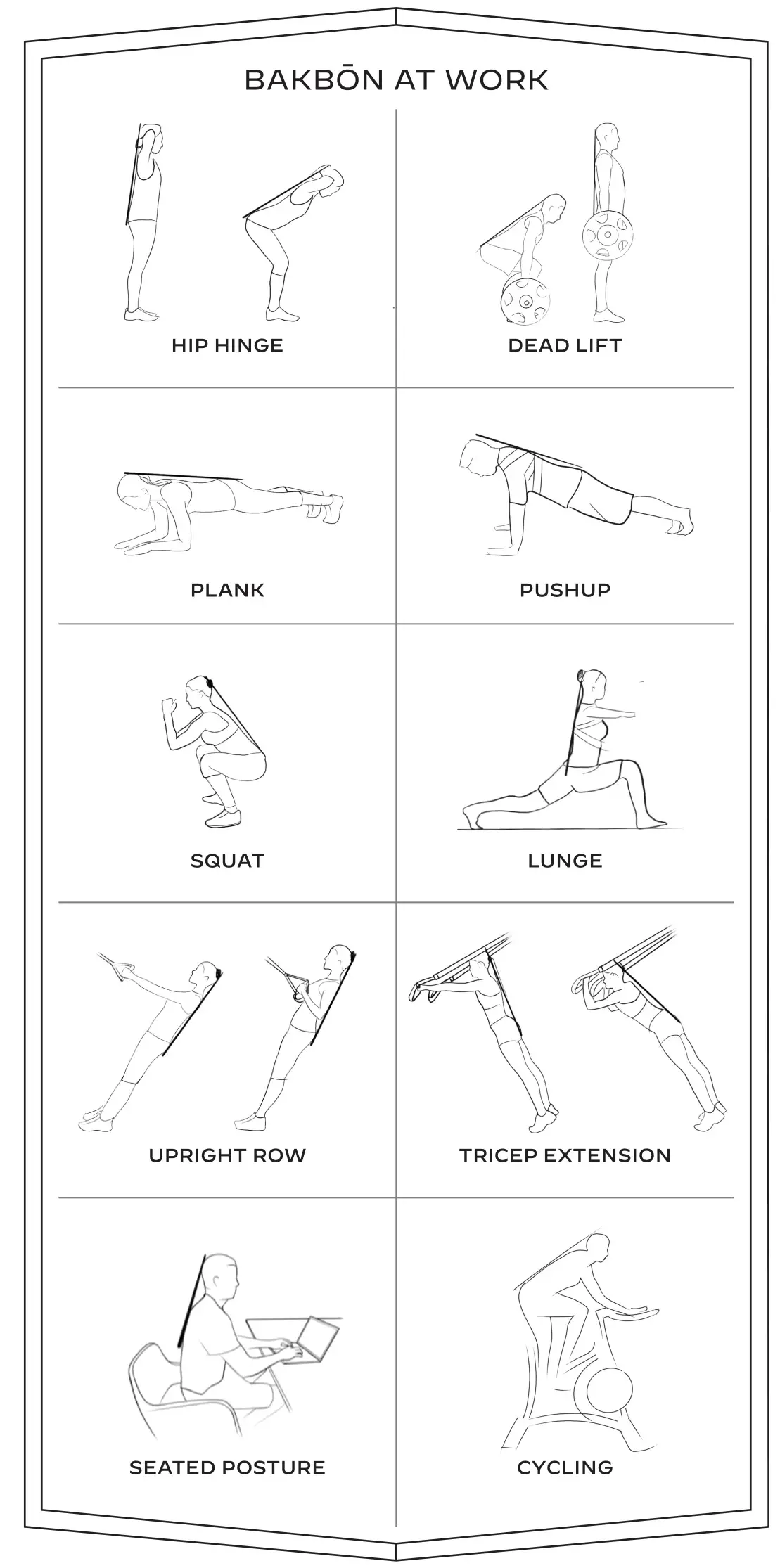 BAKBON Neutral Spine Cueing Posture Corrector Device - BAKBŌN AT WORK