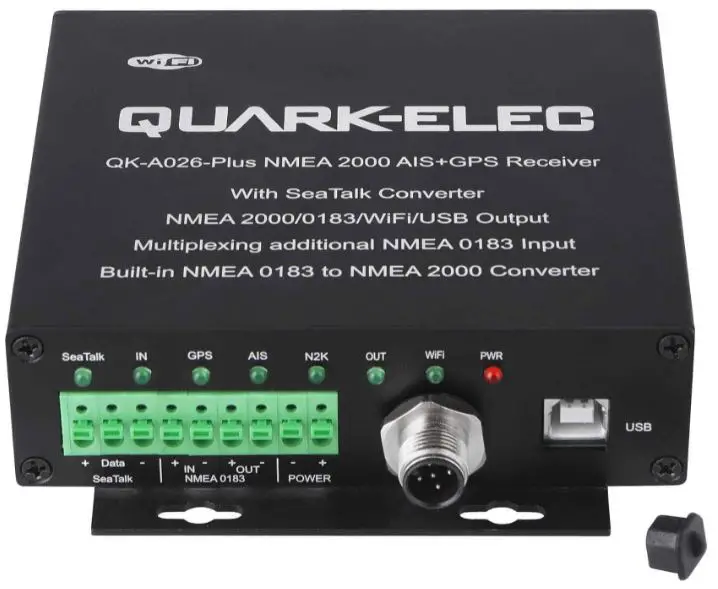 QUARK-ELEC QK-A026-Plus NMEA 2000 AIS Receiver with SeaTalk Converter