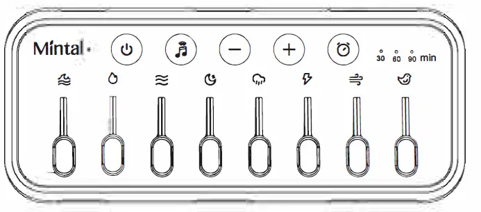 Mintal MW01 White Noise Machine fig1