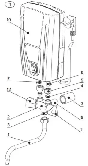 ELDOM INVEST E41 Electric Instant Water Heater - fig 2