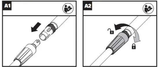 WORX WA4301 Pruning Saw Extension Pole - fig 1