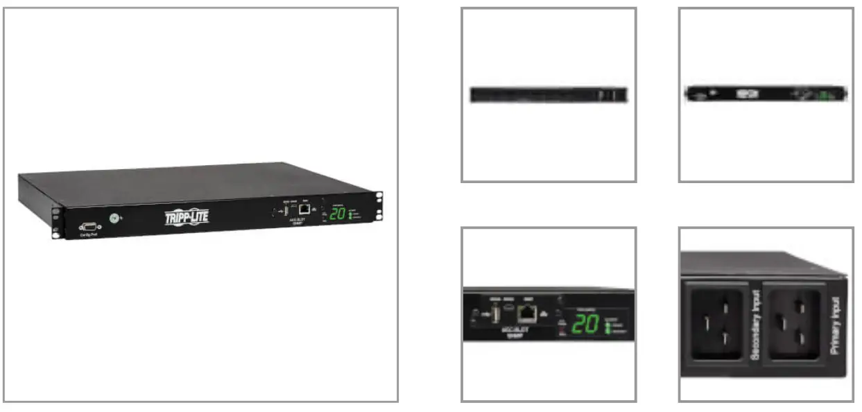 TRIPP LITE PDUMH20HVATNET Single Phase Switched Automatic Transfer Switch