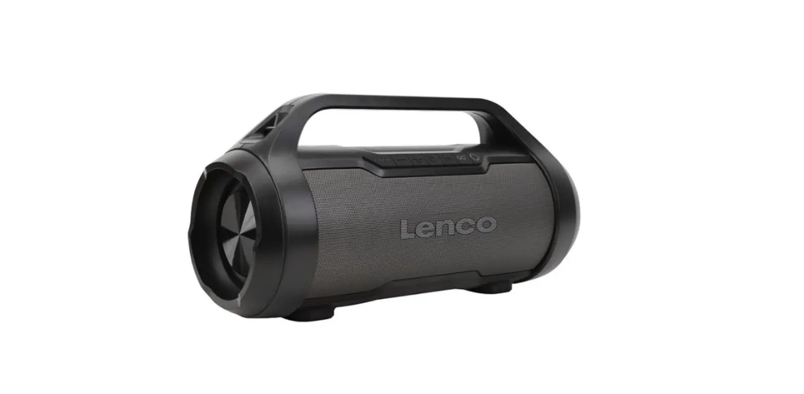 Lenco Spr-070 Splash Proof Bluetooth Speaker Met Fm Radio Usb Sd And Party Light User Manual