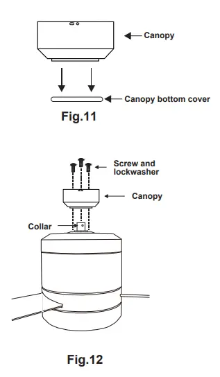 MAXIM LIGHTING 88806 52 Inch Tanker Cylinder Fan with LED Light Instruction Manual - Fig. 11,12