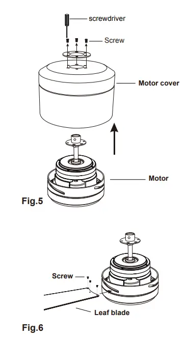 MAXIM LIGHTING 88806 52 Inch Tanker Cylinder Fan with LED Light Instruction Manual - Fig. 5,6