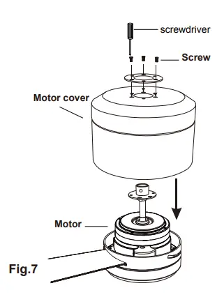 MAXIM LIGHTING 88806 52 Inch Tanker Cylinder Fan with LED Light Instruction Manual - Fig. 7