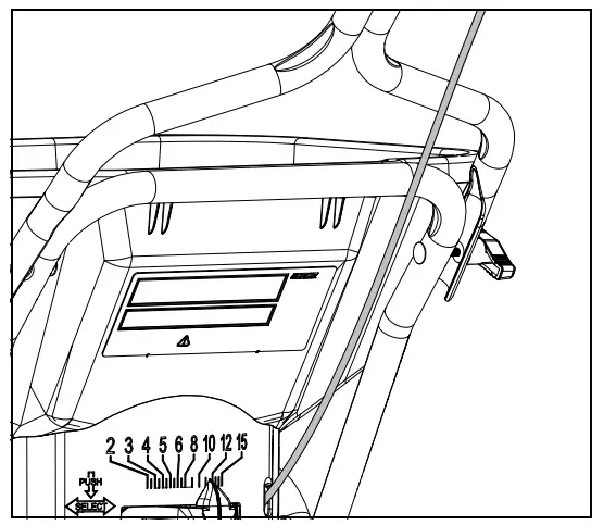 shindaiwa RS600 75 cu ft Walk Behind Broadcast Spreader - control cable