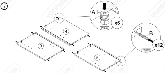 VonHaus-3000066-Koto-1-Drawer-2-Door-Small-Sideboard-Assembly