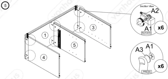 VonHaus-3000066-Koto-1-Drawer-2-Door-Small-Sideboard-Assembly