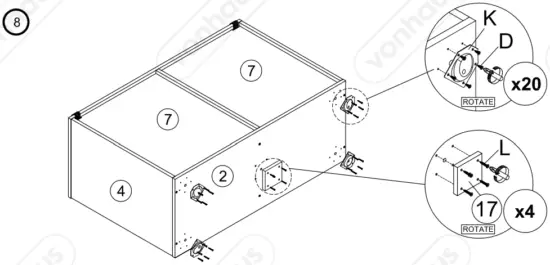 VonHaus-3000066-Koto-1-Drawer-2-Door-Small-Sideboard-Assembly