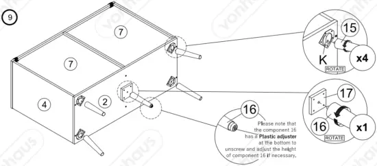 VonHaus-3000066-Koto-1-Drawer-2-Door-Small-Sideboard-Assembly