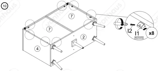 VonHaus-3000066-Koto-1-Drawer-2-Door-Small-Sideboard-Assembly
