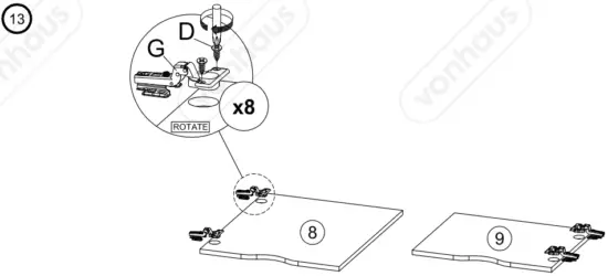 VonHaus-3000066-Koto-1-Drawer-2-Door-Small-Sideboard-Assembly