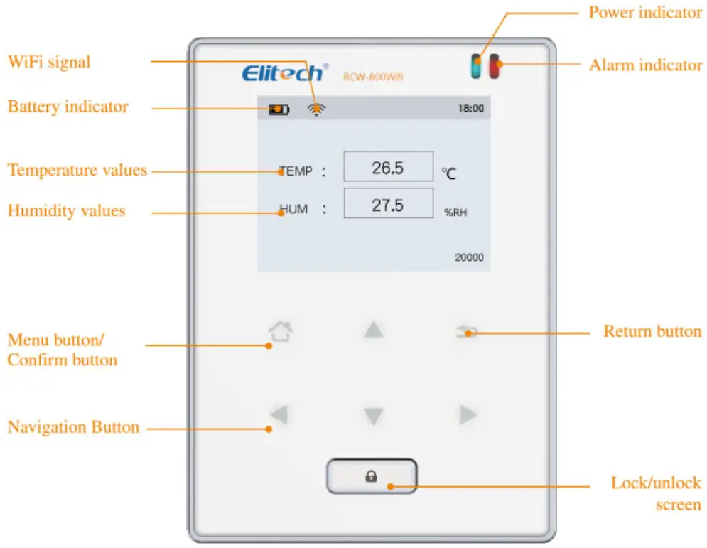 Elitech Smart Wireless Temperature and Humidity- 03