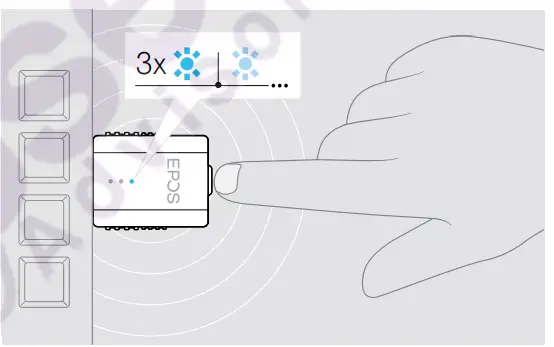 EPOS SDW D1 USB DECT Dongle for IMPACT 5000 Series Headsets User Guide - Reconnecting the headset