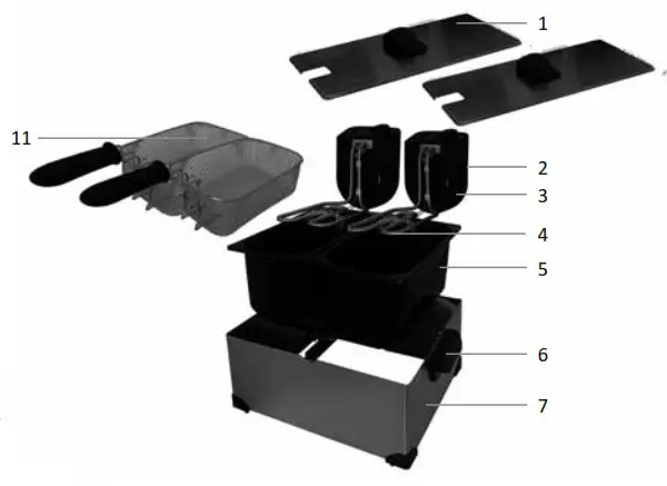 TOMADO TDF6001B Cold Zone Fryer - PRODUCT DESCRIPTION 1