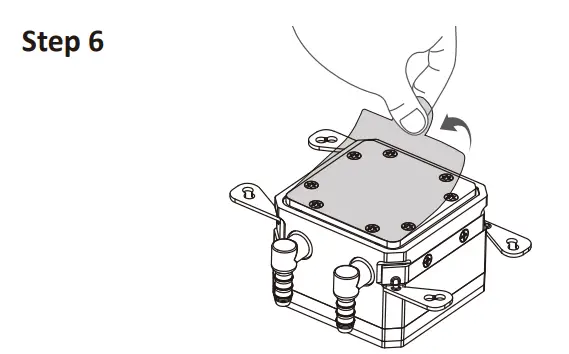ENERMAX LIQMAX III 240mm aRGB Liquid CPU Cooler - AMD Installation step 6