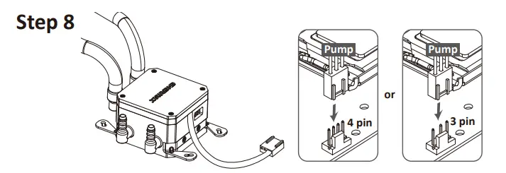 ENERMAX LIQMAX III 240mm aRGB Liquid CPU Cooler - AMD Installation step 8