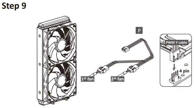 ENERMAX LIQMAX III 240mm aRGB Liquid CPU Cooler - AMD Installation step 9