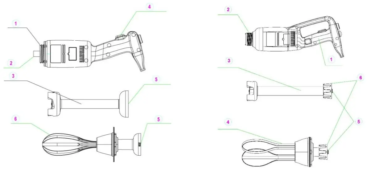Assembly Model IB220MF and IB220MV
