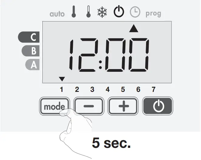 VASCO EP-H-FL - SETTING TIME AND DAY 1