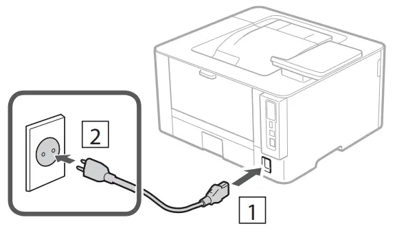 Canon LBP236dw Compact Monochrome Laser Printer - Power Cord