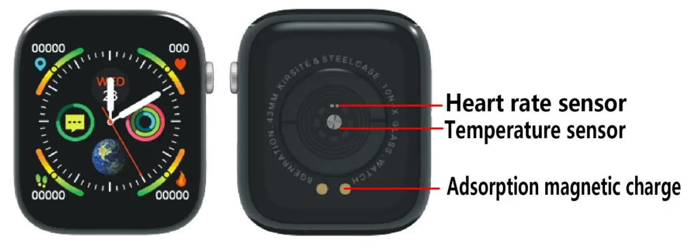 Shenzhen Sinophy Technology TB1 T Smart Intelligent Temperature Detection Bracelet - figar1