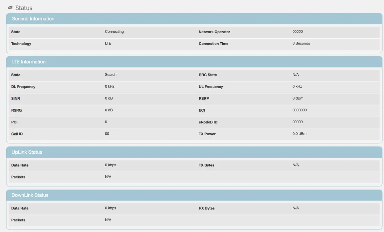 Kumu KR5 UE LTE Self Relay - Performance Status 3
