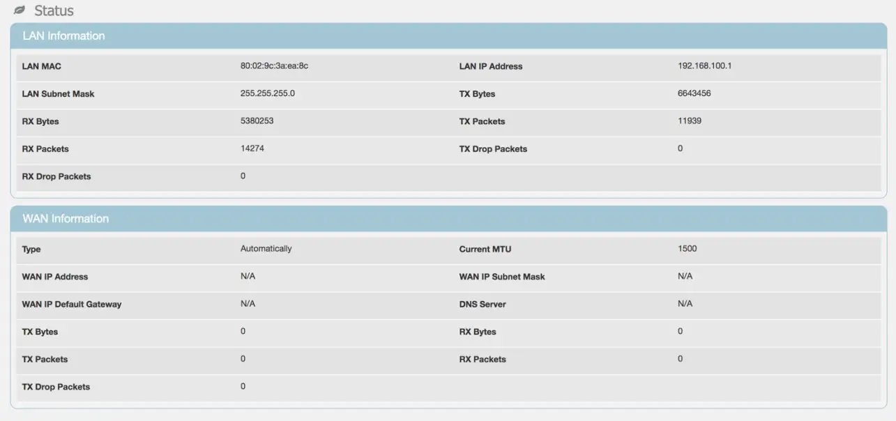 Kumu KR5 UE LTE Self Relay - Performance Status 6