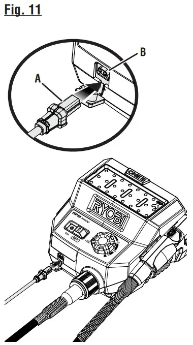 RYOBI 18V ROTARY TOOL STATION - Figure 12