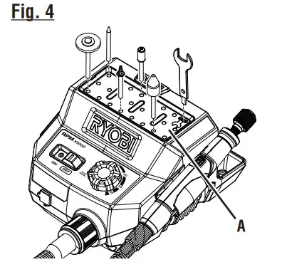 RYOBI 18V ROTARY TOOL STATION - Figure 5