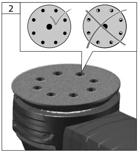 Gude EXS 125 E Eccentric Sander - FIG8
