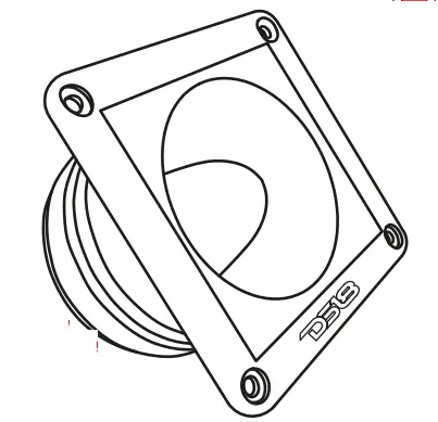 DS18-PRO-TWX6-4x4-Inch-Super-Bullet-Tweeter-with-1.5-Inch-Titanium-Voice-Coil-product