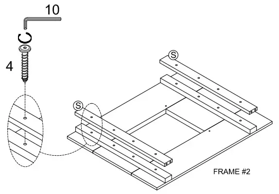 Polibi WF198565 White Twin Over Twin Low Bunk Bed - Fig 4