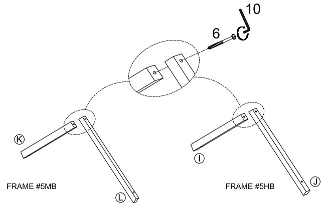 Polibi WF198565 White Twin Over Twin Low Bunk Bed - Fig 6