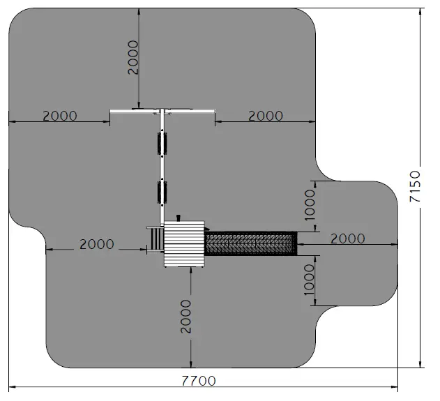 FUNGOO-PLAYGROUND-FLAPPI-Gray-Color-Climbing-Frame-fig-2