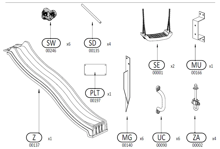 FUNGOO-PLAYGROUND-FLAPPI-Gray-Color-Climbing-Frame-fig-3
