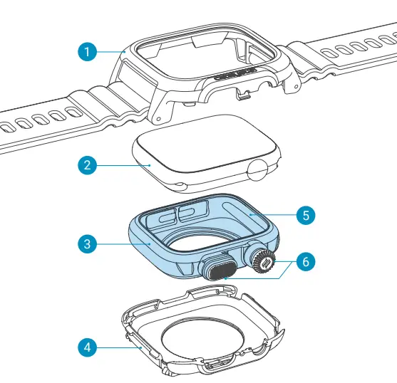 catalyst Total Protection Apple Watch S7 Case 1