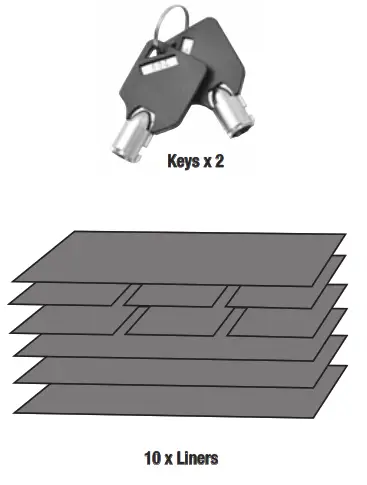 KINCROME EVOLVE K7619 Tool Chest 9 Drawer - fig1