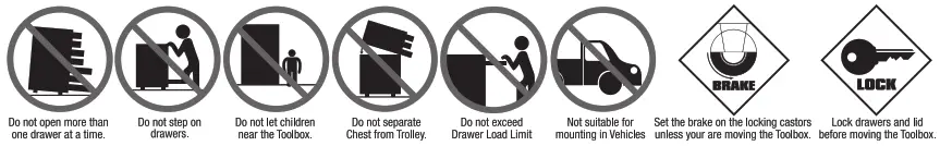 KINCROME EVOLVE K7619 Tool Chest 9 Drawer - icon2