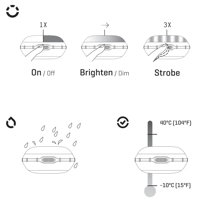 LANDER B08TCKSGNF Cairn XL Lantern Waterproof Power Bank -