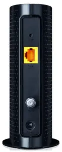 TC-7620 DOCSIS 3.0 High Speed Cable Modem Back Panel