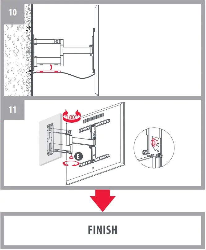 ONE FOR ALL WM5650 Full Motion TV Wall Mount - fig 7