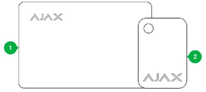 AJAX Tag and Pass Encrypted Contactless Access Devices - Appearance