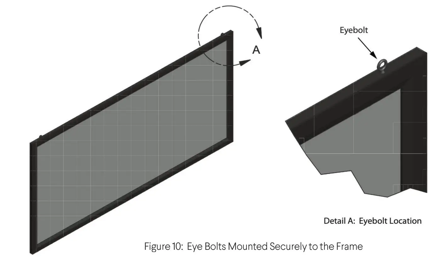 Stewart-WSDQ180HST13G4EZX Wallscreen Deluxe Fixed Frame Snap Screens Owner's Manual - Fig 10