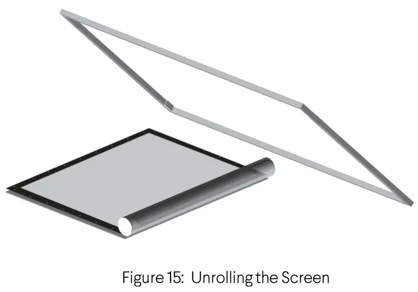Stewart-WSDQ180HST13G4EZX Wallscreen Deluxe Fixed Frame Snap Screens Owner's Manual - Fig 15