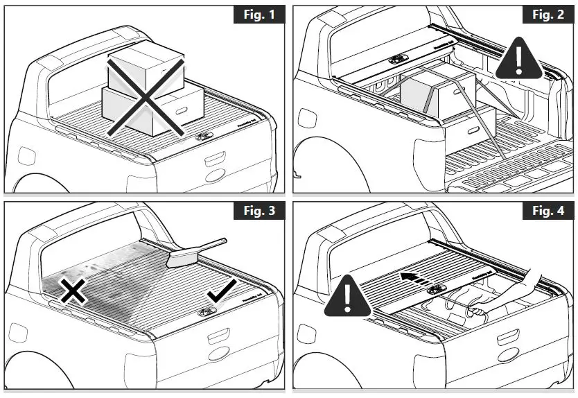 Mountain Top Top Aluminium Roll Cover Ford Ranger Wildtrak FIG 1