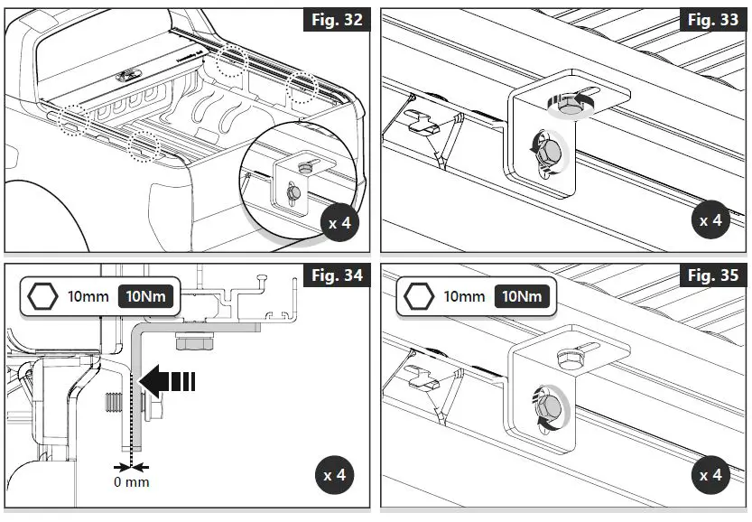 Mountain Top Top Aluminium Roll Cover Ford Ranger Wildtrak FIG 10